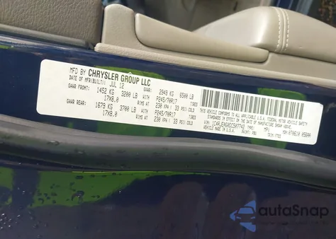 2013 Jeep Grand Cherokee Laredo из США, поврежденный, VIN 1C4RJEAG0DC507742